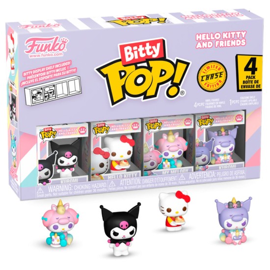 Funko POP! Hello Kitty and Friends Bitty Figures 2.5 cm (4 pcs.) - Kuromi - Komplekts vinila figūriņas