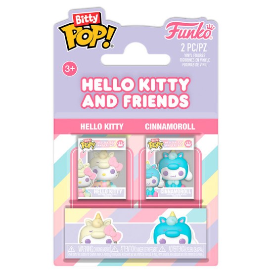 Funko POP! Hello Kitty and Friends Bitty Figures 2.5 cm (2 pcs.) - Hello Kitty & Cinnamoroll - Komplekts vinila figūriņas