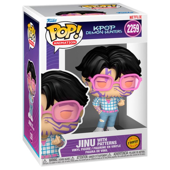 Funko POP! Kpop Demon Hunters Figure 9cm - Jinu Chase (2259) - Vinyl figure