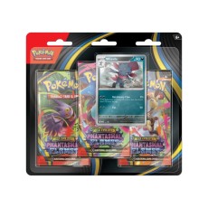 Pokemon Super Card Game TCG Trading Cards - Phantasmal Flames - ME02 - 3-Pack Blister - Weavile/Sneasel (Assorted) EN - Kāršu spēle