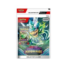 Pokemon Super Card Game TCG Trading Cards - Scarlet & Violet - Twilight Masquerade Collector's Kit EN - Kāršu albums un spēle