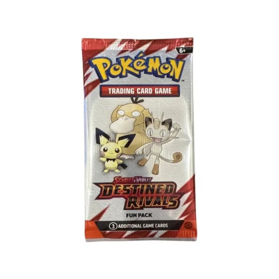 Pokemon Super Card Game TCG Trading Cards - Scarlet & Violet Destined Rivals Fun Pack EN - Kāršu spēle