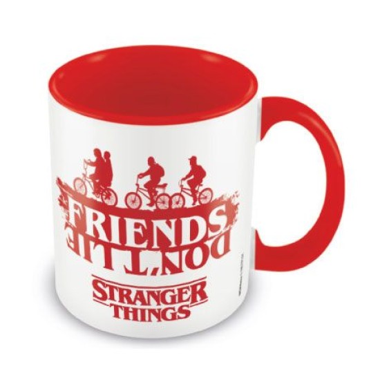 Pyramid Stranger Things Coloured Inner Friends Don't Lie Mug 325ml - Krūze