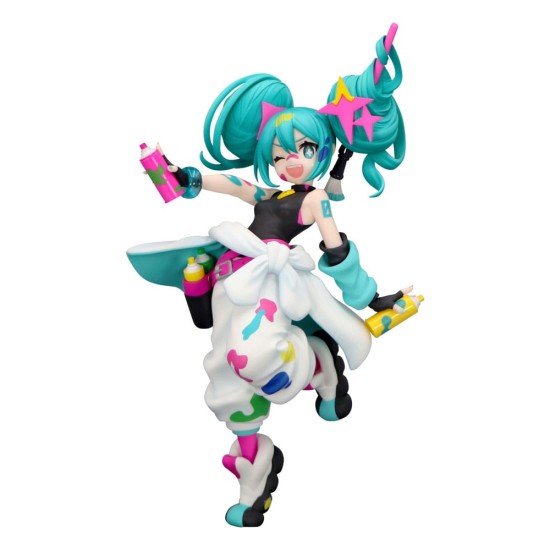 Furyu Hatsune Miku Trio-Try-iT Figure 19cm - Miku Paint Girl - Plastmasas figūriņa