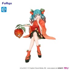 Furyu Hatsune Miku Noodle Stopper Flower Fairy Winter Cherry Figure 15cm - Hatsune Miku - Plastmasas figūriņa