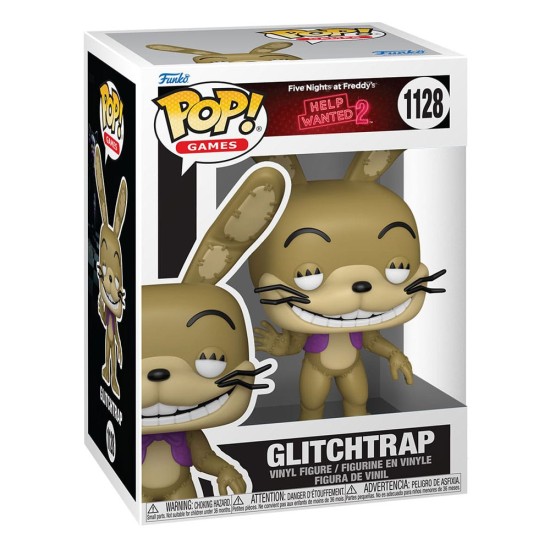 Funko POP! Five Nights at Freddy's Help Figure 9cm - Glitchtrap (1128) - Vinila figūriņa