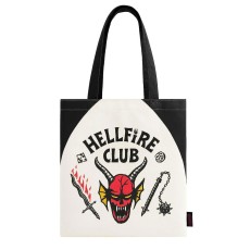 Cerda Stranger Things Tote Shopping Bag 36 x 39 cm - Hellfire Club - Iepirkumu soma