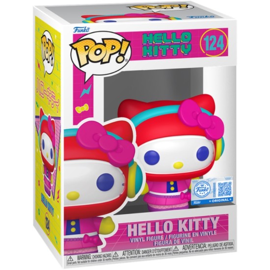 Funko POP! Hello Kitty Exclusive Edition Figure 9cm - Hello Kitty (Arcade Outfit) (124) - Vinyl figure