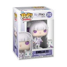 Funko POP! Re:Zero Figure 9cm - Emilia with Puck (2112) - Vinyl figure