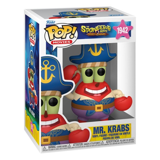 Funko POP! SpongeBob SquarePants Figure 9cm - Mr. Krabs (Pirate) (1942) - Vinila figūriņa