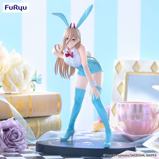 Furyu Chainsaw Man BiCute Bunnies Ver. Blue Color Figure 30cm - Power - Plastic figure