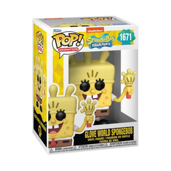 Funko POP! SpongeBob SquarePants Figure 9cm - Glove World SpongeBob (1671) - Vinila figūriņa
