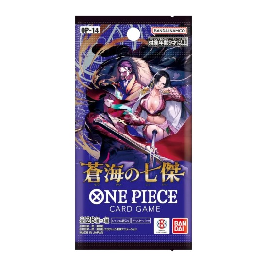 Bandai One Piece Super Card Game TCG Trading Cards - The Seven Warlords of the Sea Booster Box OP-14 (JP) - Карточная Игра