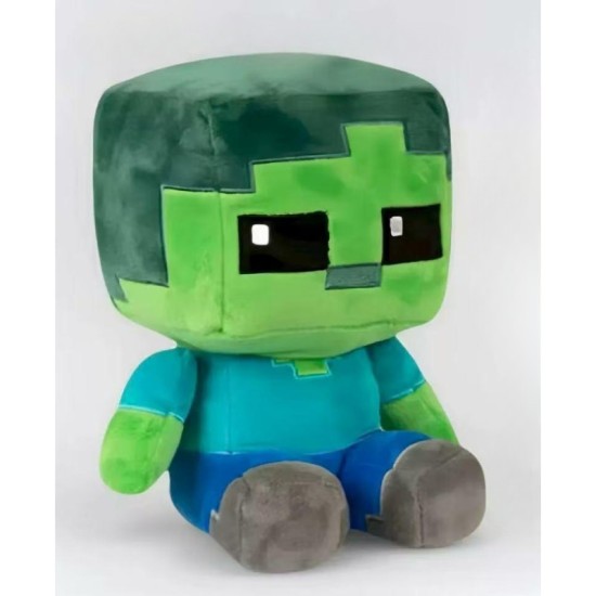 Minecraft Plush Toy 28 cm - Zombie Steve - Плюшевая игрушка
