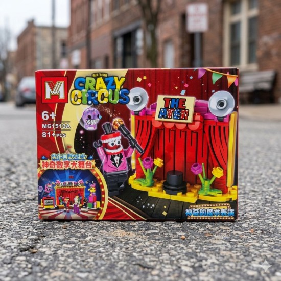 Crazy Circus Constructor MG1513A - 81+ pcs - Konstruktors
