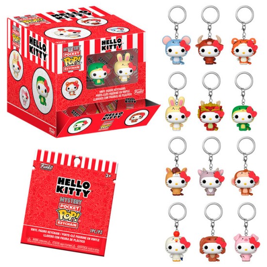 Funko Pocket POP! Hello Kitty Assorted Keychain (1.pcs) - Hello Kitty - Vinyl keychain