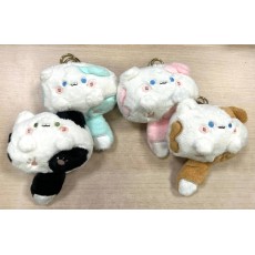 7Toys Kawaii Cat Assorted Plush Keychain - Plīša atslēgu piekariņš