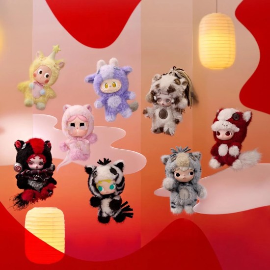 Pop Mart Have a Good Run Series Blind Box Vinyl / Plush Pendant - Vinila / plīša atslēgu piekariņš
